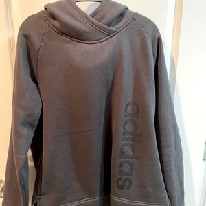 Women’s deep grey adidas hoodie